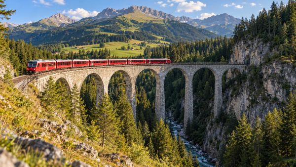 Les 10 plus belles vues en train à travers la Suisse